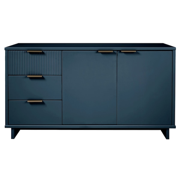 Manhattan Comfort Granville 55.07 Sideboard in Midnight Blue SB-5004 - main